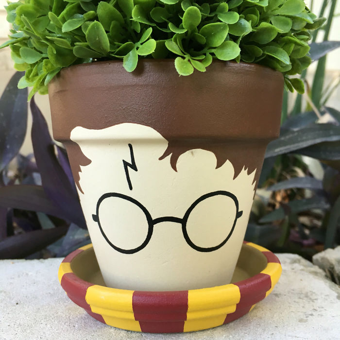 Harry Potter Flower Pot