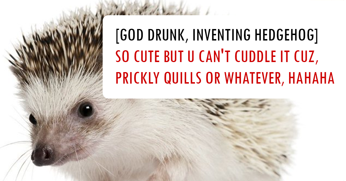 50 Hilarious Explanations How God Created Animals | Bored Panda