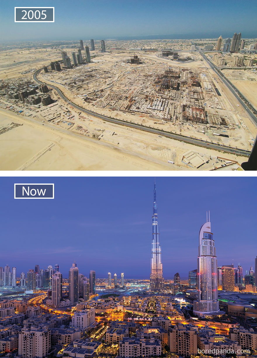 Dubai, United Arab Emirates - 2005 And Now