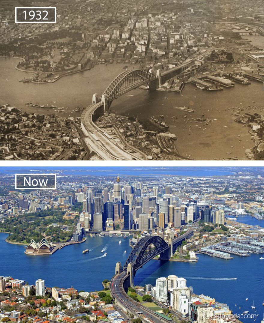 Sydney, Australia - 1932 And Now