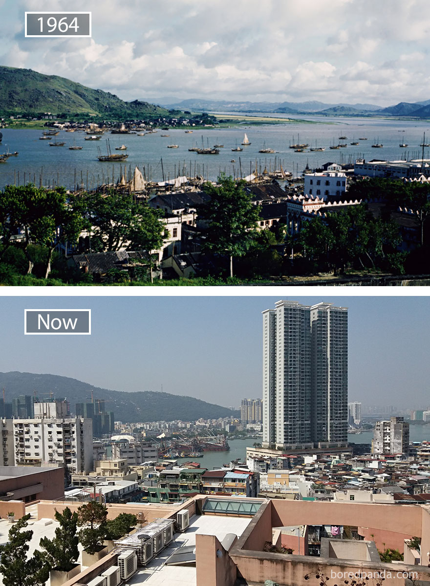 Macau, China - 1964 And Now