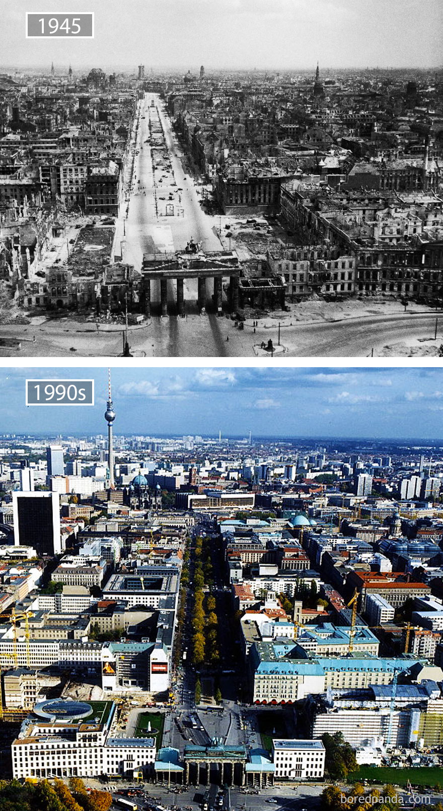 Berlin, Germany - 1945 And 1990s