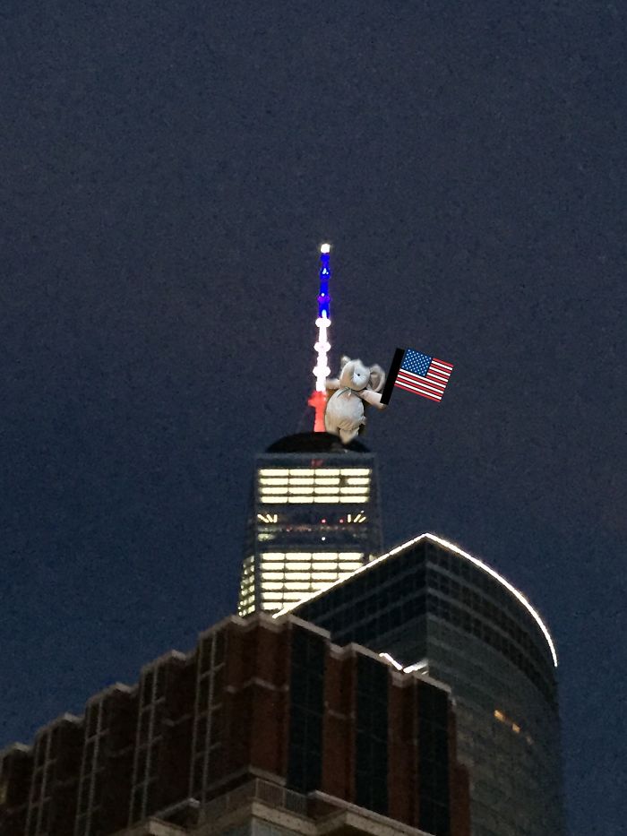 Feeling Patriotic On The Freedom Tower, Nyc