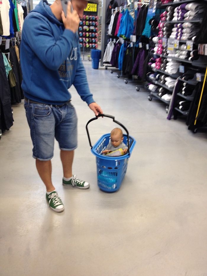 Dad In A Shop