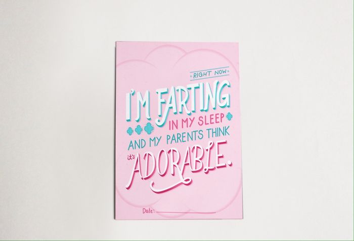 Honest Landmark Moments: The Baby Landmark Cards That Tell It Like It Is - Offers A Blunt Look At Parenting.