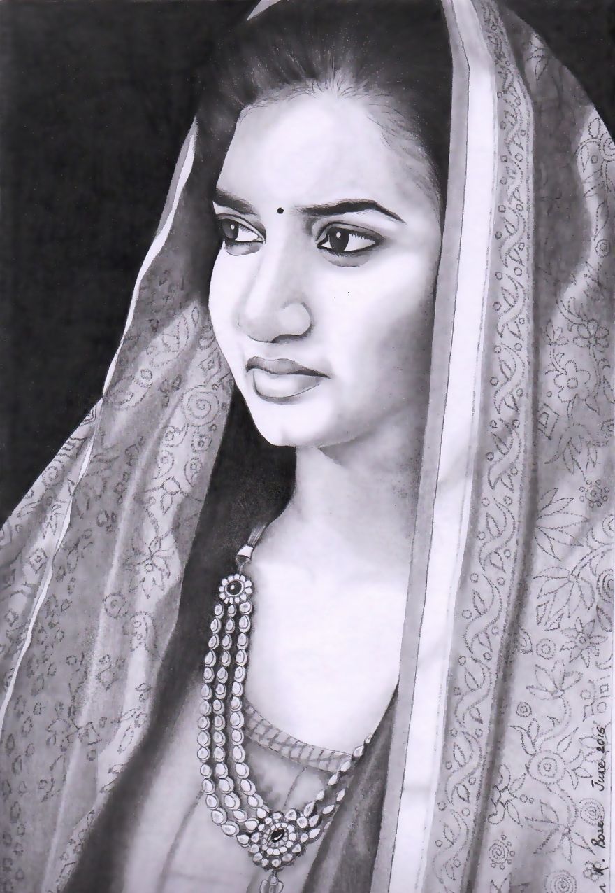 My Pencil Portraits On Paper