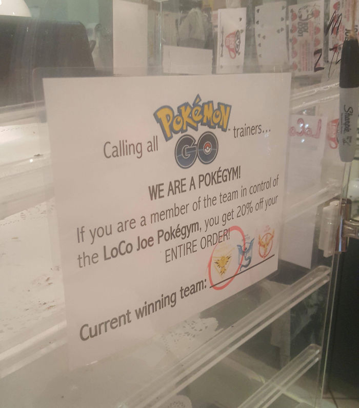 Local Coffee Shop Had A Really Neat Idea To Incentivize The Game And Their Gym