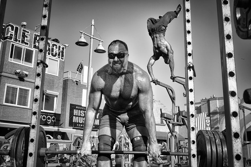 Honorable Mention,people: Muscle Beach Gym, Venice Beach, California, United States
