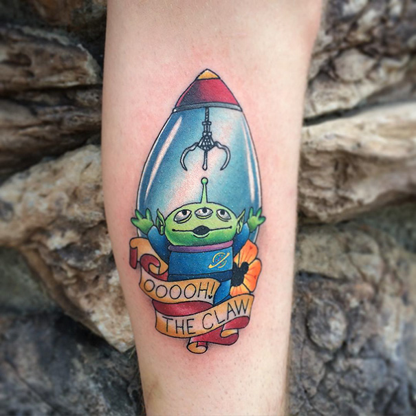 Ooooh The Claw Toy Story Tattoo