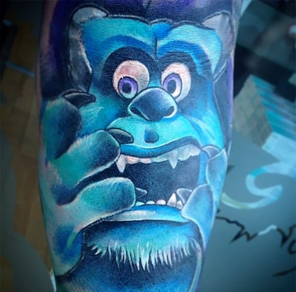 Monsters Inc. Sulley Tattoo