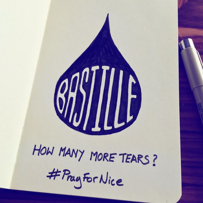 Sitting Here Watching The Terrible News And Just Felt Compelled To Sketch. #PrayForNice #CryForNice
