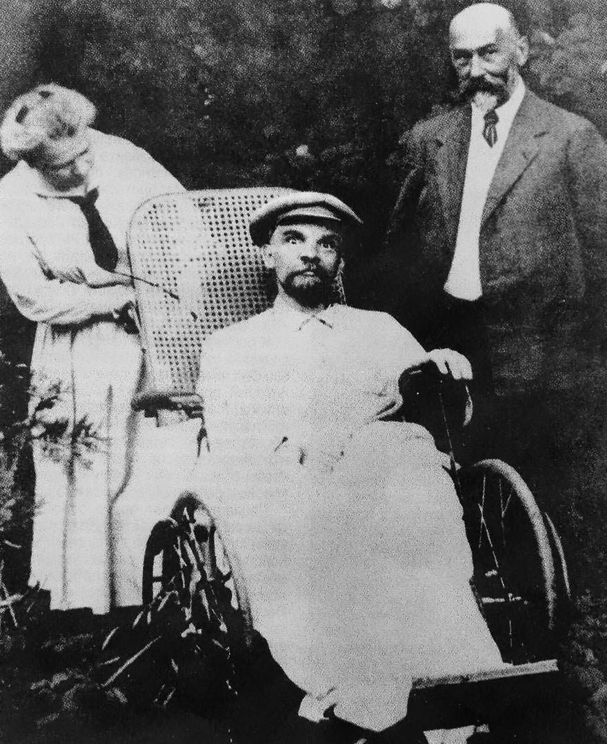 Vladimir Lenin's Last Photo. He Had Had Three Strokes At This Point And Was Completely Mute, 1923