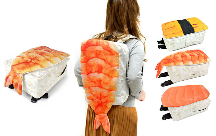 These Backpacks From Japan Look Like Giant Sushi