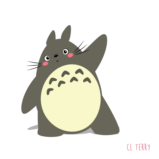 Totoro Exercising