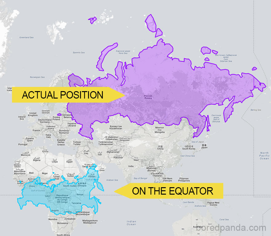 Russia On The Equator Is Not A Giant Bear Anymore
