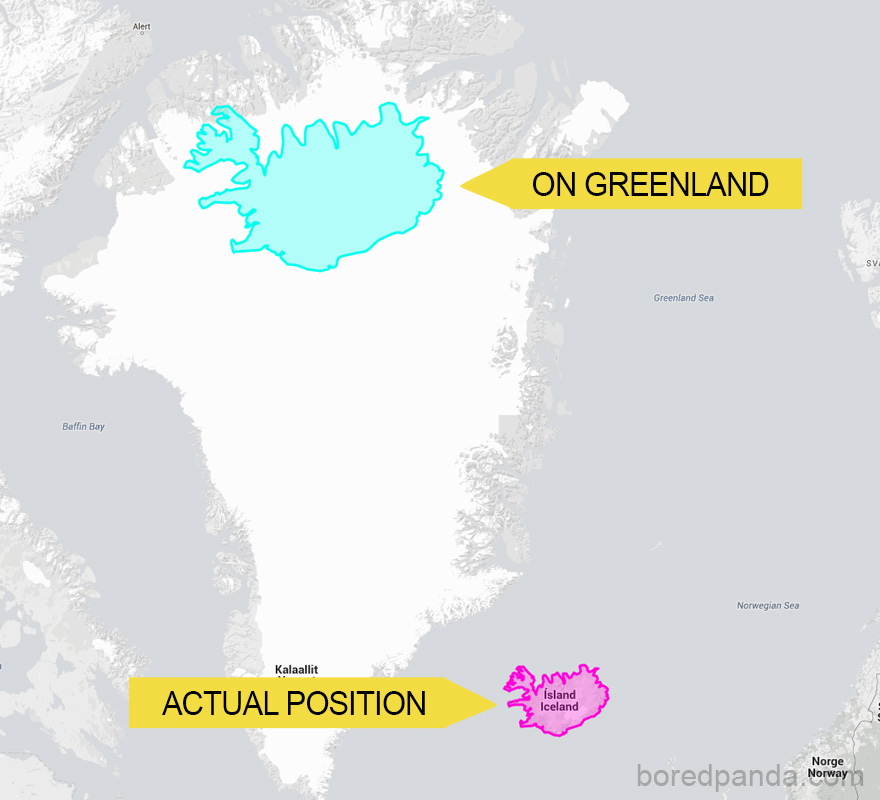 30 Real World Maps That Show The True Size Of Countries Bored Panda