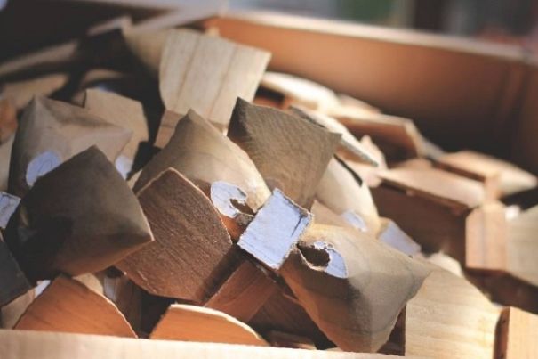Artist Creates A Bow Tie Out Of Recycled Wood