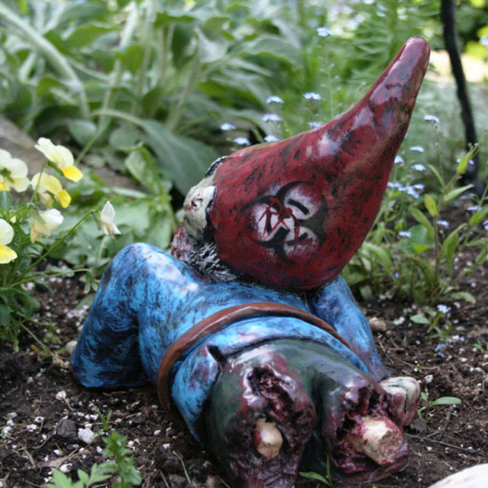 Your Neighbors Will Love These Zombie Garden Gnomes