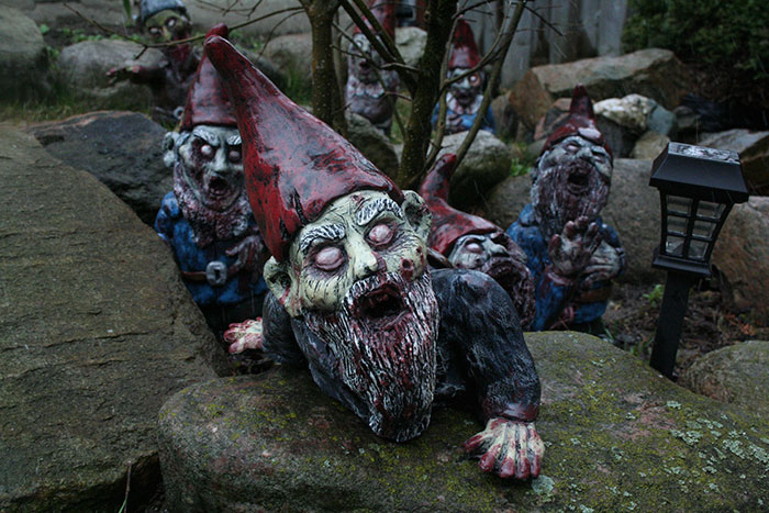 Your Neighbors Will Love These Zombie Garden Gnomes