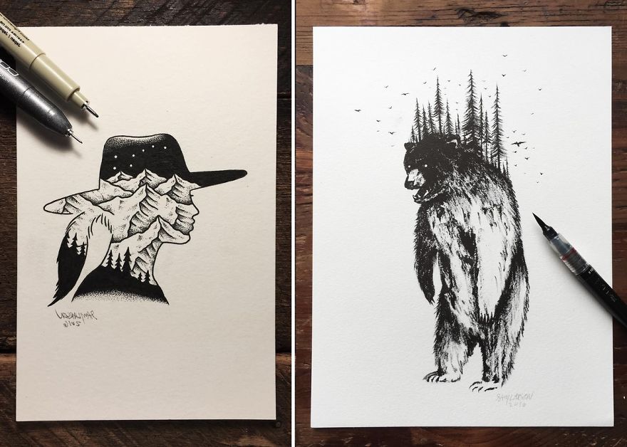 Diverse Drawings Styles By An Artist With A Fertile Imagination Diverse Drawings Styles By An Artist With A Fertile Imagination