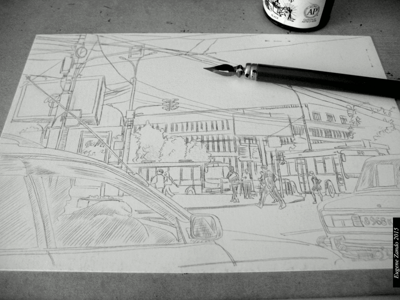 Japanese Urban Sketch Drawings, The Next Best Thing To Being There