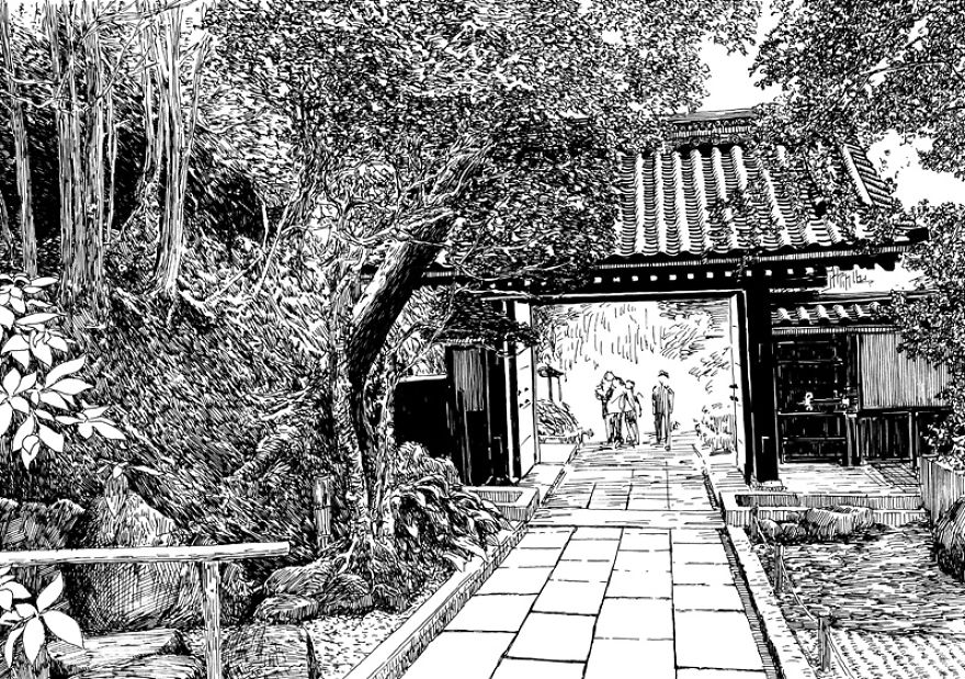 Japanese Urban Sketch Drawings, The Next Best Thing To Being There