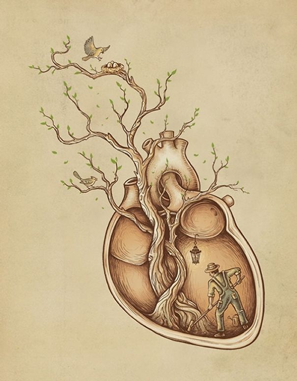 Perfect Marriage Between Anatomical And Surreal Worlds