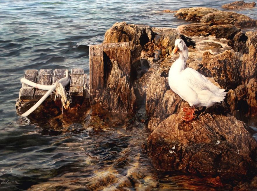 Seaside Watercolour Paintings That Look Like Photographs