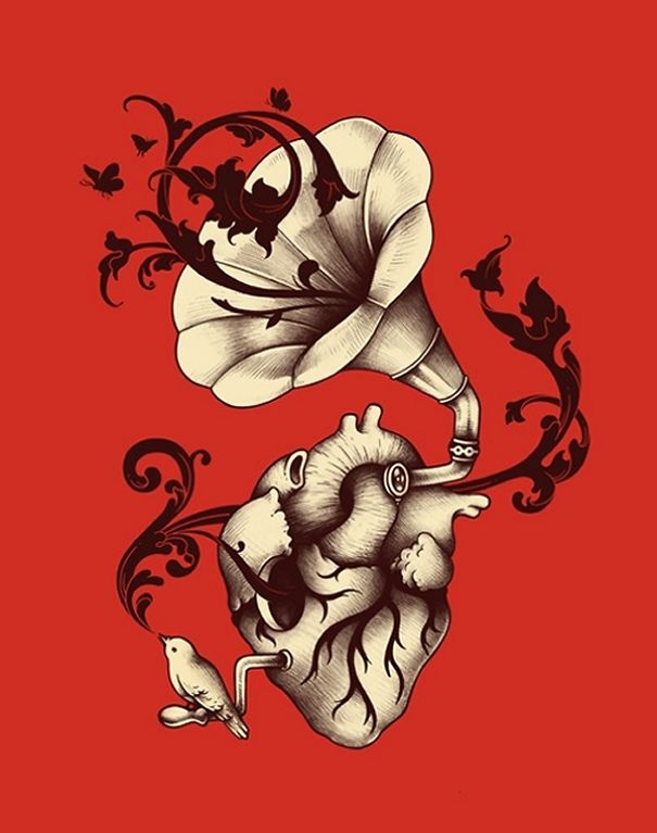 Perfect Marriage Between Anatomical And Surreal Worlds