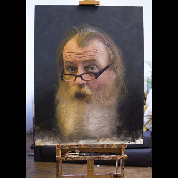 The Artist Captures The Expression Perfectly In His Paintings