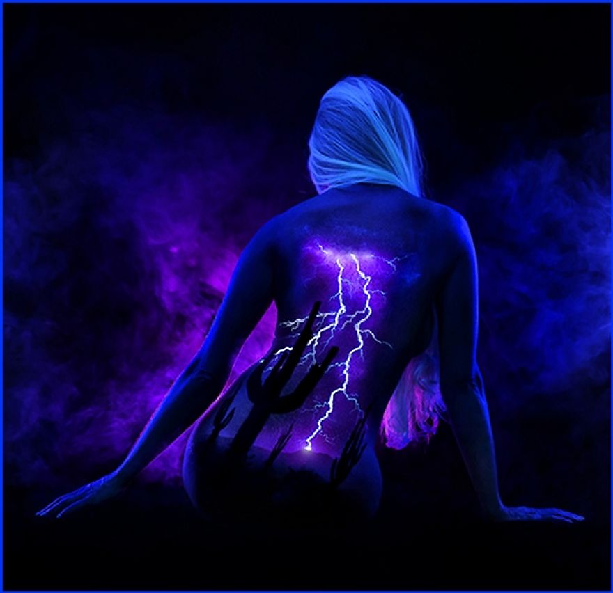 I Was Really Impressed Whe I Saw Nighttime Body Painting