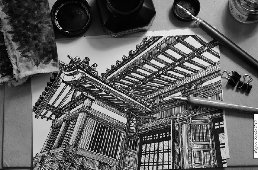 Japanese Urban Sketch Drawings, The Next Best Thing To Being There