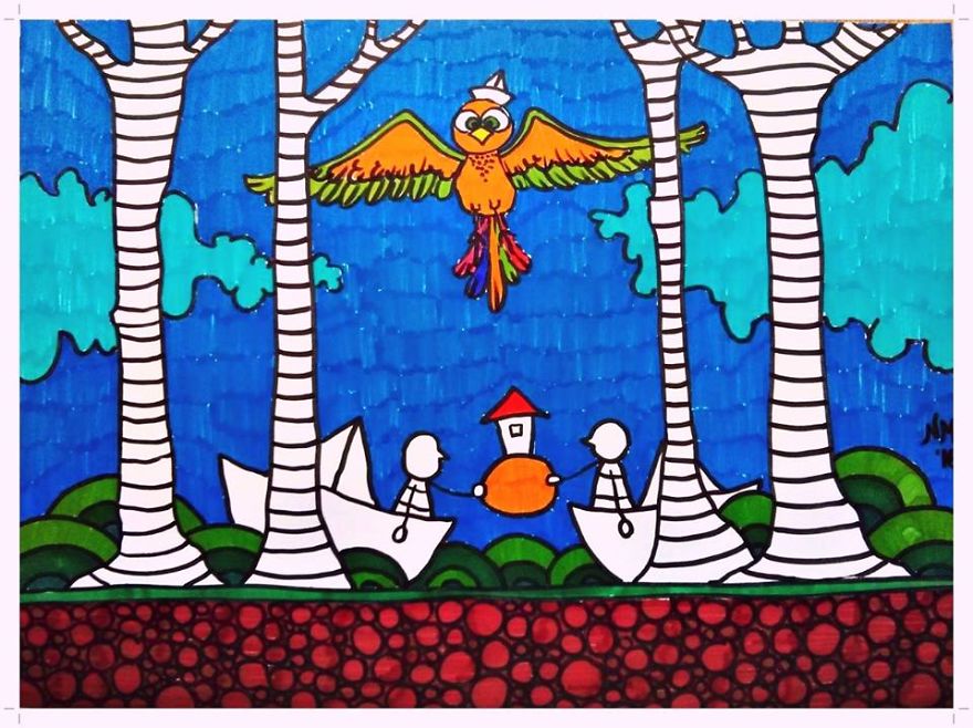 Stories Come Out From My Colour Markers
