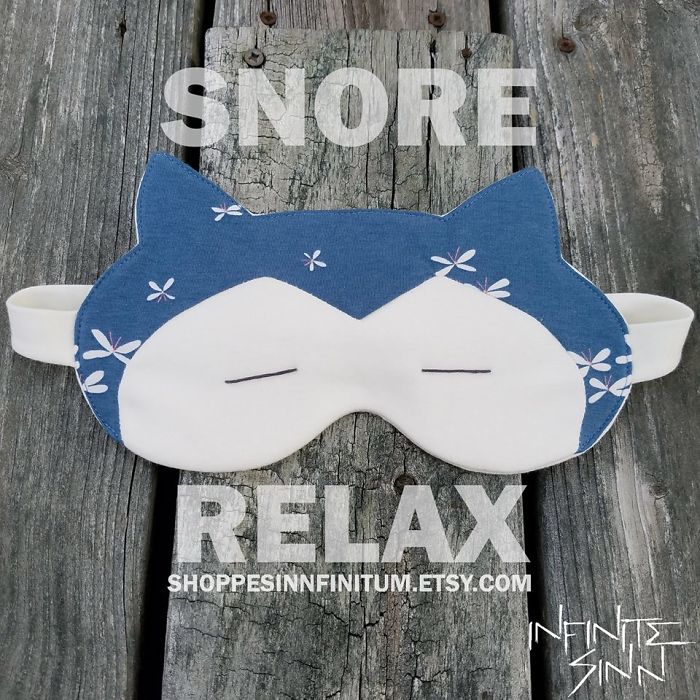 I Made A Naptime Romper And Sleep Mask Inspired By My Spirit Pokemon Snorlax