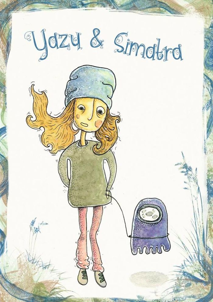 I Made "imaginary Friends" With Watercolor.