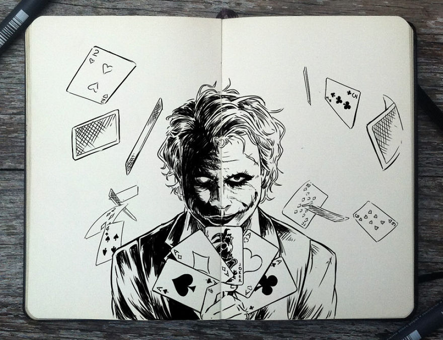 I Can See Into The Artist's Mind Through His Moleskine Drawings