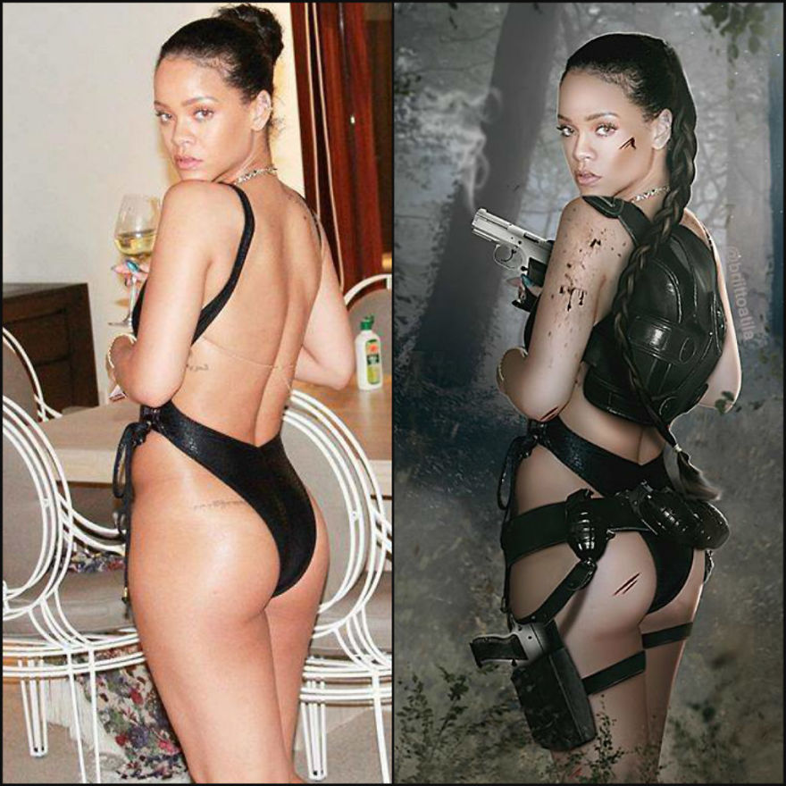 Artist Inspired By Images Of Rihanna