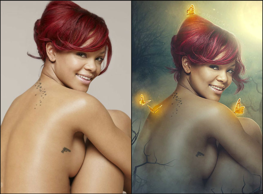 Artist Inspired By Images Of Rihanna
