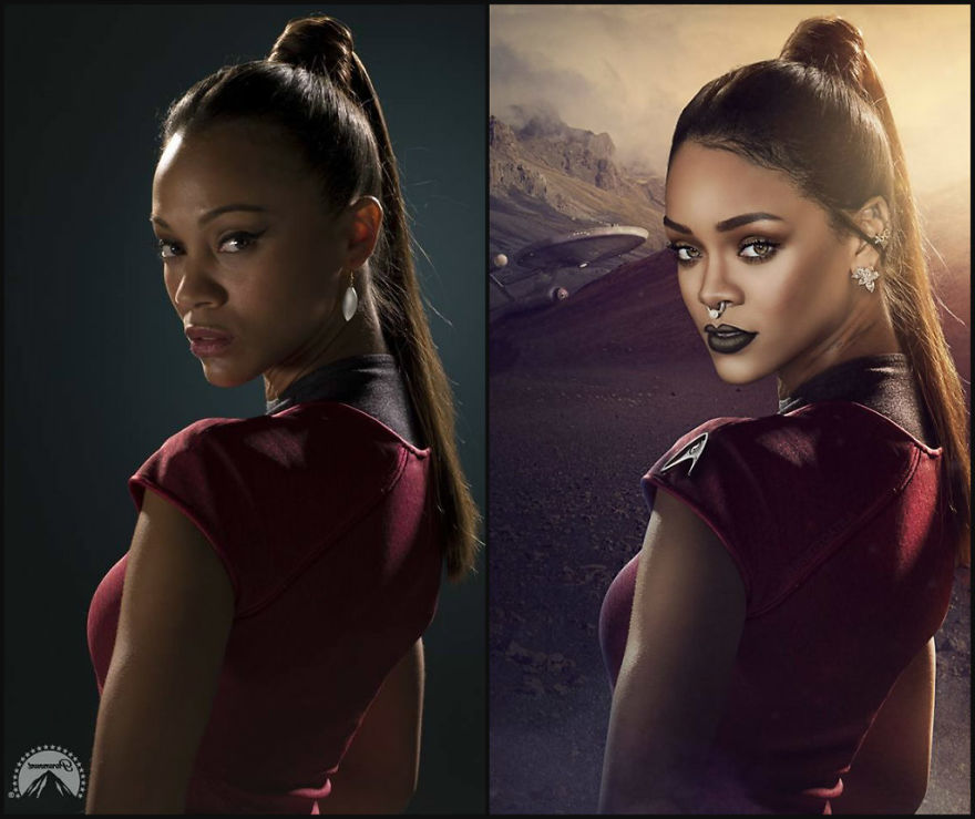 Artist Inspired By Images Of Rihanna
