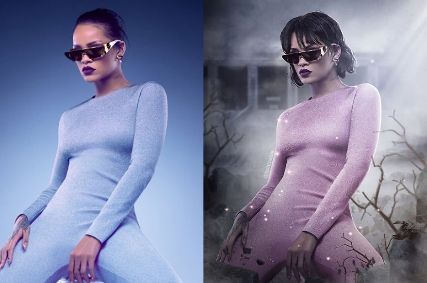 Artist Inspired By Images Of Rihanna