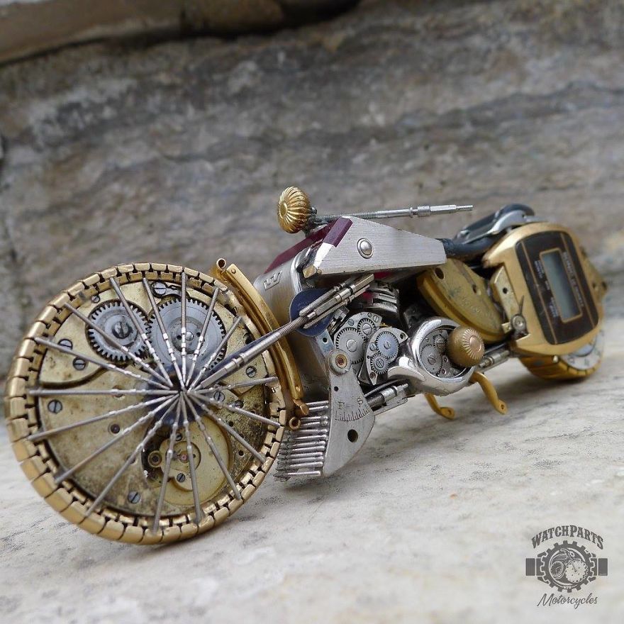 Artist Make Motorcycles Out Of ...