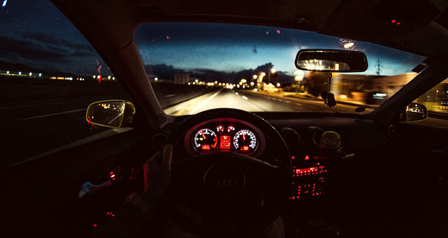 I Photograph The Drivers View Of Cars I Drive
