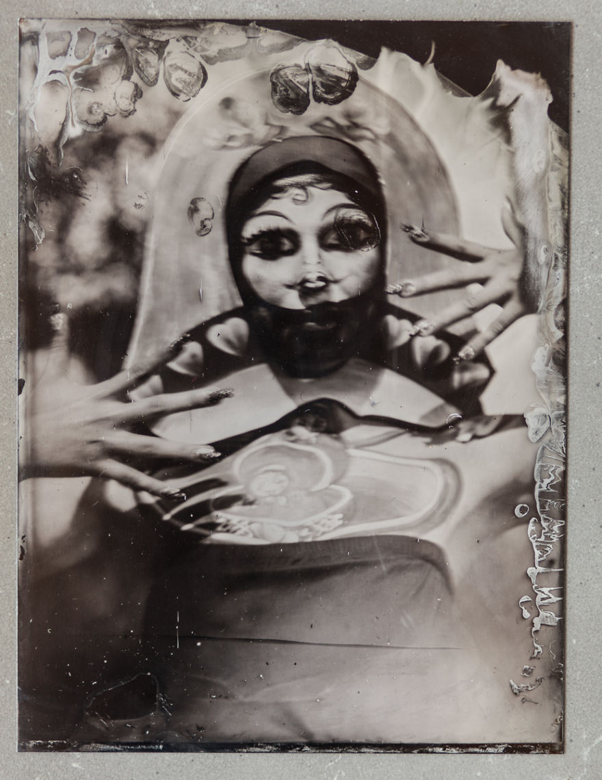 I Photographed World Body Painting Festival In Austria Using Wet Plate Collodion Technique