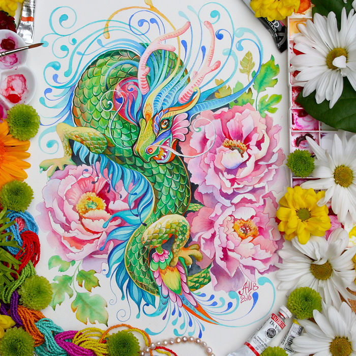 I Painted 12 Animals Of Chinese Zodiac In Watercolor To Show Their Unique Personalities