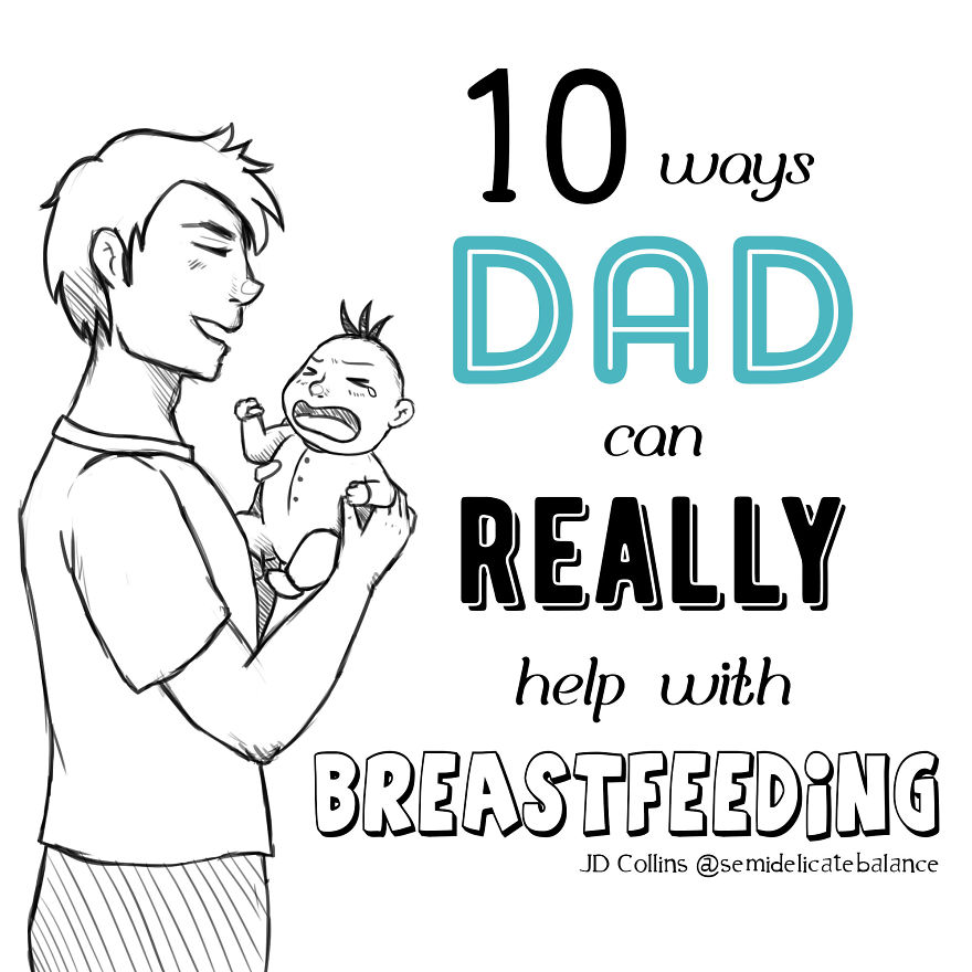 10 Ways Dad Can Really Help With Breastfeeding