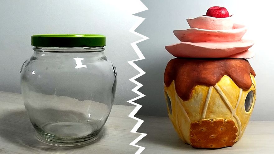 Diy Cupcake Cookie Jar