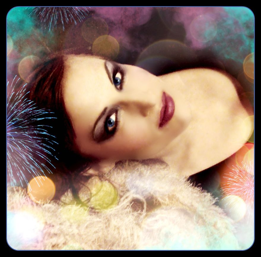Painted Lady: Molly. I Transform Photos Of Friends Into Portrait Art. Painted Lady: Molly. I Transform Photos Of Friends Into Portrait Art.