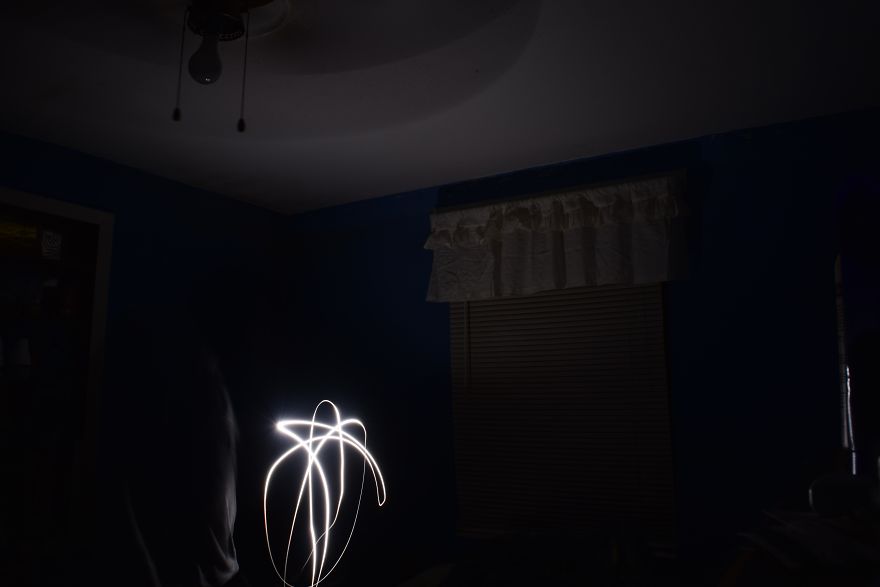 Just Got A New Camera, Just Fooling Around With Light Writing.