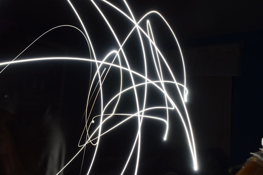 Just Got A New Camera, Just Fooling Around With Light Writing.