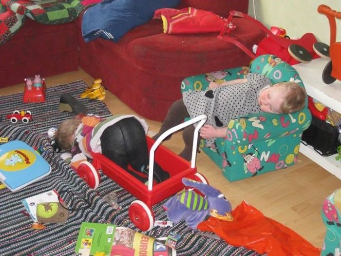Napping While Playing..